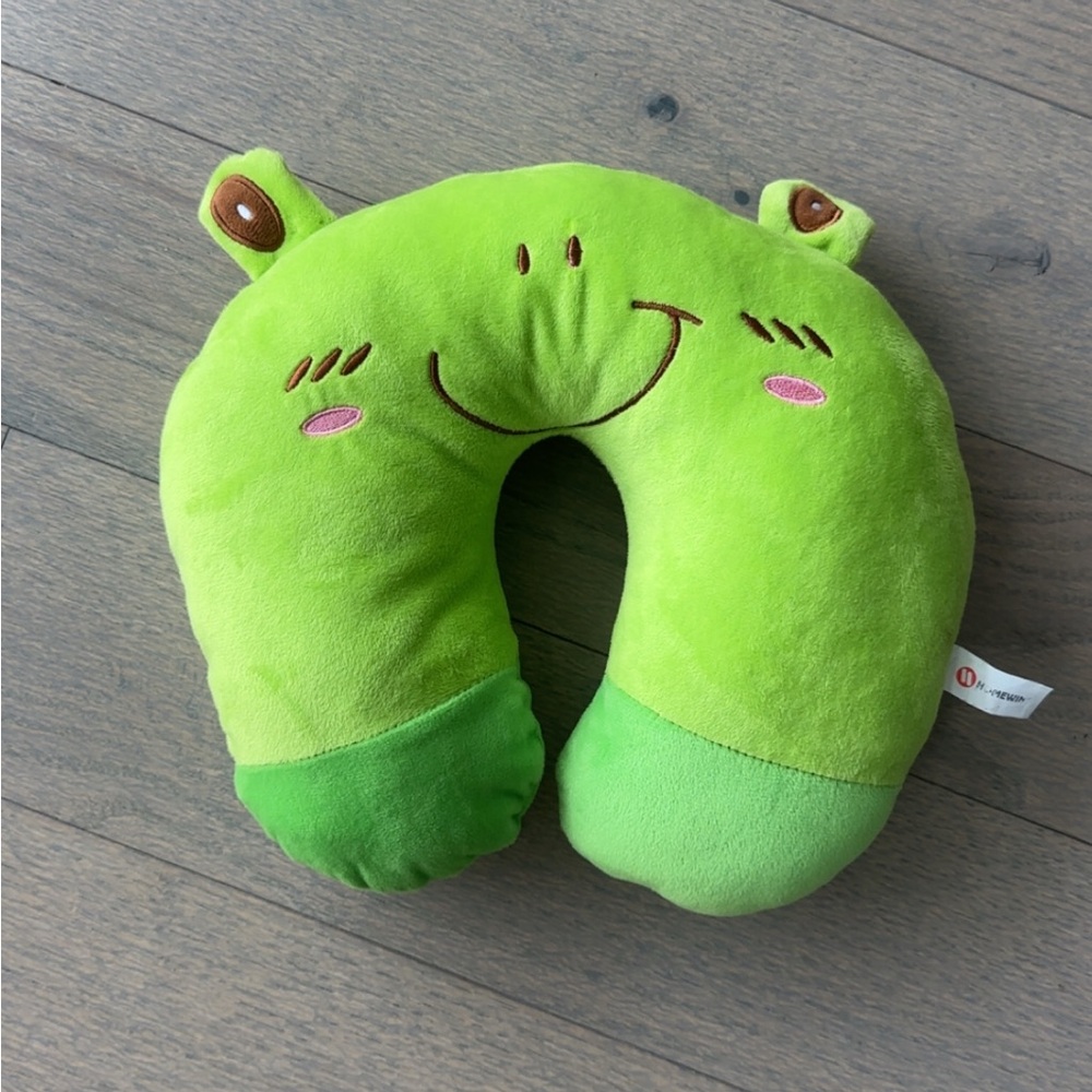 Frog Kids Neck Pillow
